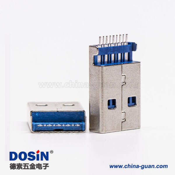 usb3.0 a公头直式沉板SMT接PCB板 usb3.0 a公头直式沉板SMT接PCB板