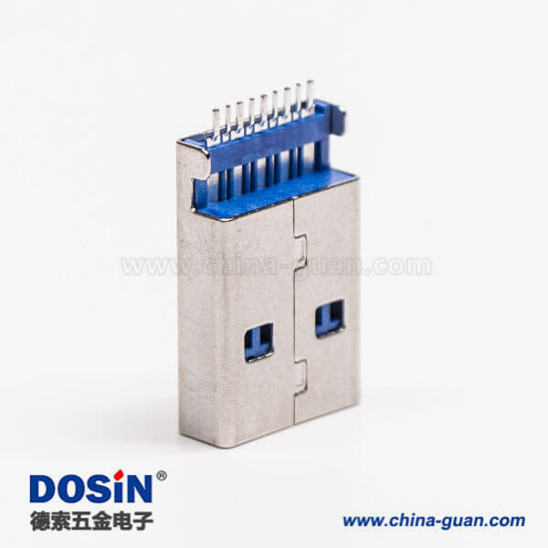 usb3.0 a公头直式沉板SMT接PCB板 usb3.0 a公头直式沉板SMT接PCB板