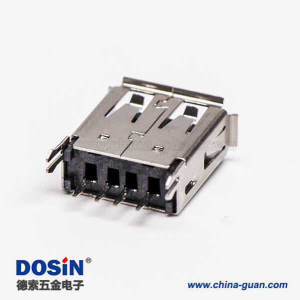 直插usb封装母座dip带鱼叉脚接板 直插usb封装母座dip带鱼叉脚接板