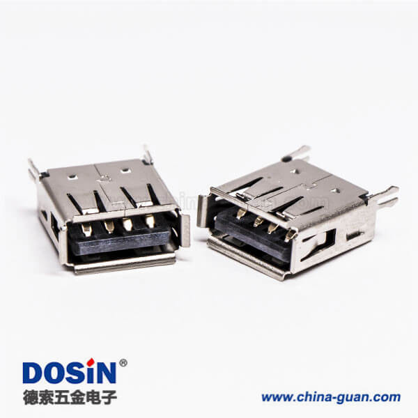 直插usb封装母座dip带鱼叉脚接板 直插usb封装母座dip带鱼叉脚接板