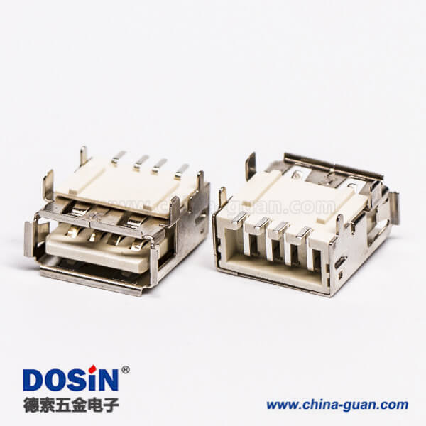 弯头usb母头type a型连接器四脚插板弯头 弯头usb母头type a型连接器四脚插板弯头