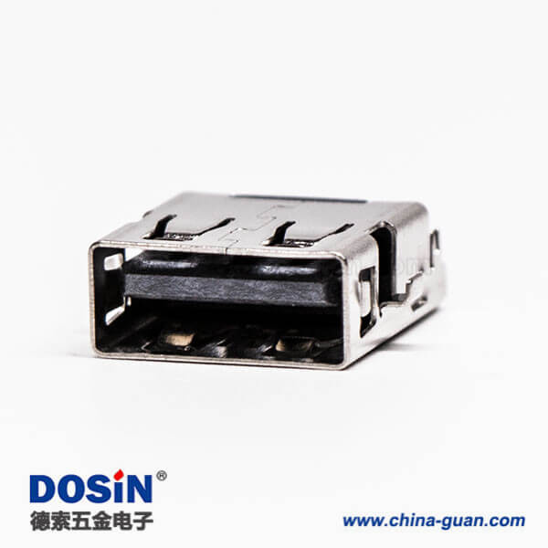 2.0USB插口母座弯头反向四脚插板 2.0USB插口母座弯头反向四脚插板