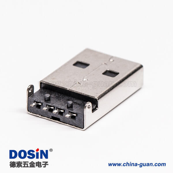 usb2.0沉板封装公头弯式SMT沉板两脚接板 usb2.0沉板封装公头弯式SMT沉板两脚接板