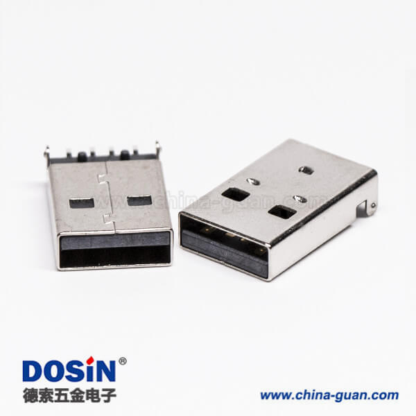 usb2.0沉板封装公头弯式SMT沉板两脚接板 usb2.0沉板封装公头弯式SMT沉板两脚接板