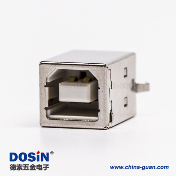 usb type b接口母头直式DIP插PCB板 usb type b接口母头直式DIP插PCB板