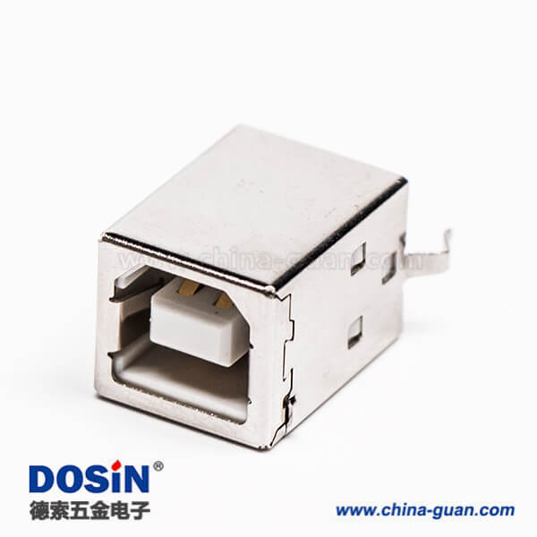 usb type b接口母头直式DIP插PCB板 usb type b接口母头直式DIP插PCB板