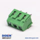 绿色接线端子螺钉式3芯直式连接器插PCB板