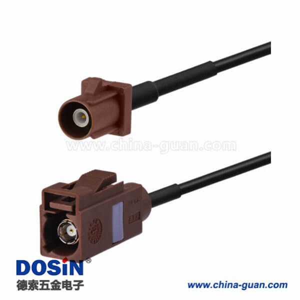 延长天线Fakra F型车用棕色公转母直式50厘米 延长天线Fakra F型车用棕色公转母直式50厘米