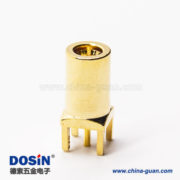 射频连接器mcx母头直式镀金插孔接PCB板 射频连接器mcx母头直式镀金插孔接PCB板