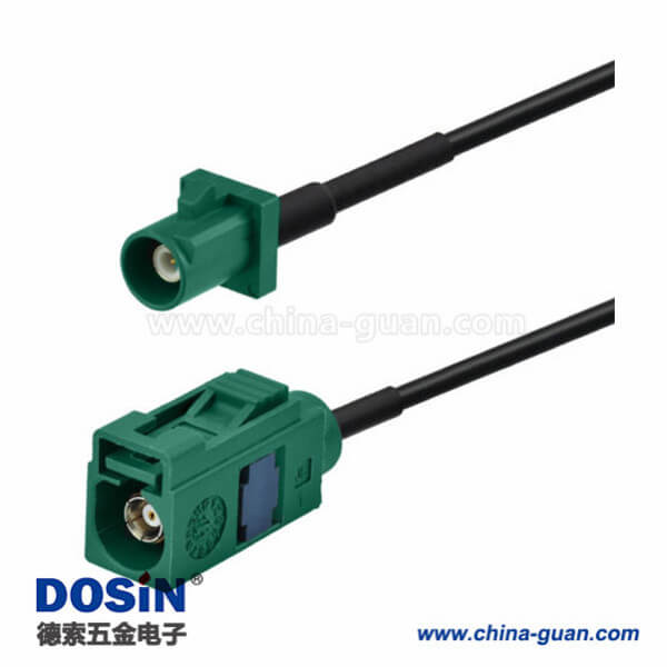 Fakra接头E型直式公转母车载天线延长线5米 Fakra接头E型直式公转母车载天线延长线5米