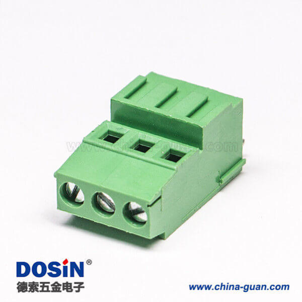 PCB螺钉式接线端子180度直式穿孔式接PCB板 PCB螺钉式接线端子180度直式穿孔式接PCB板