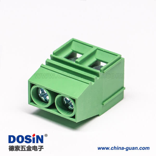 接线端子绿色直式良芯穿孔式PCB板端安装 接线端子绿色直式良芯穿孔式PCB板端安装