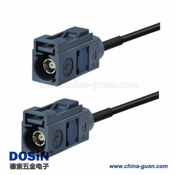 Fakra-G连接器母转母直式灰色汽车天线5米