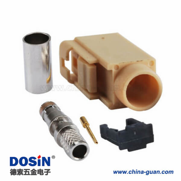 Fakra汽车连接器 颜色编码I型压接焊接接线RG58 LMR-195 RG400 RG142 Fakra汽车连接器 颜色编码I型压接焊接接线RG58 LMR-195 RG400 RG142