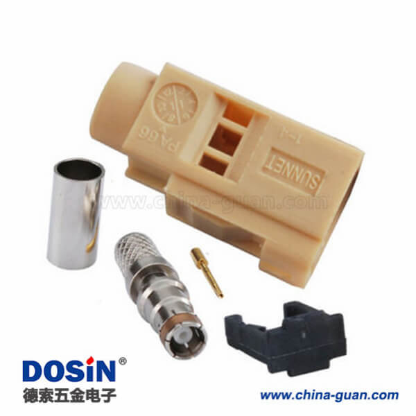 Fakra汽车连接器 颜色编码I型压接焊接接线RG58 LMR-195 RG400 RG142 Fakra汽车连接器 颜色编码I型压接焊接接线RG58 LMR-195 RG400 RG142