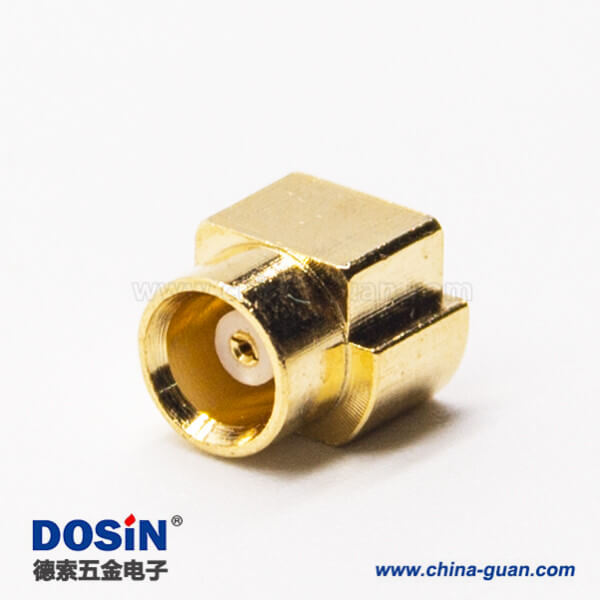 mcx同轴连接器直式180度母头沉板式接PCB板镀金 mcx同轴连接器直式180度母头沉板式接PCB板镀金