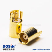 mcx插座母头连接器180度插板接PCB板 mcx插座母头连接器180度插板接PCB板