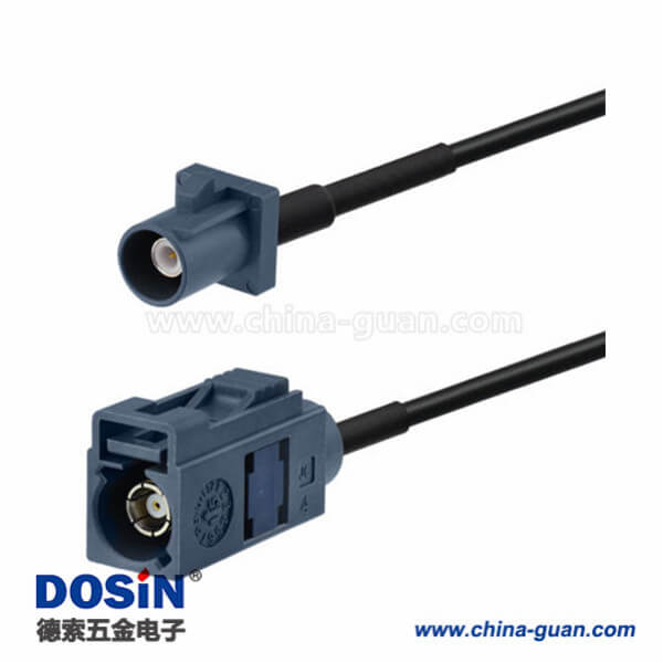 车载延长线遥控Fakra G型灰色公转母直式天线6米 车载延长线遥控Fakra G型灰色公转母直式天线6米