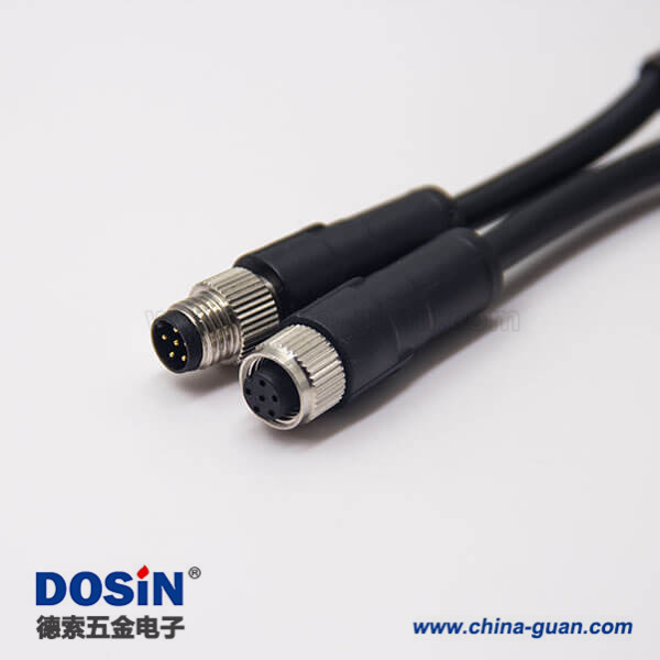 m12 5芯电缆公转母直式A型不带屏蔽 m12 5芯电缆公转母直式A型不带屏蔽