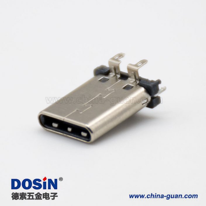 USB Type C 连接器24芯3.1直式公头面板安装 USB Type C 连接器24芯3.1直式公头面板安装