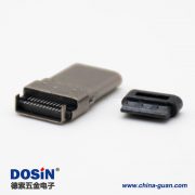 typeC接口3.1沉板公头双贴直式24芯连接器 typeC接口3.1沉板公头双贴直式24芯连接器