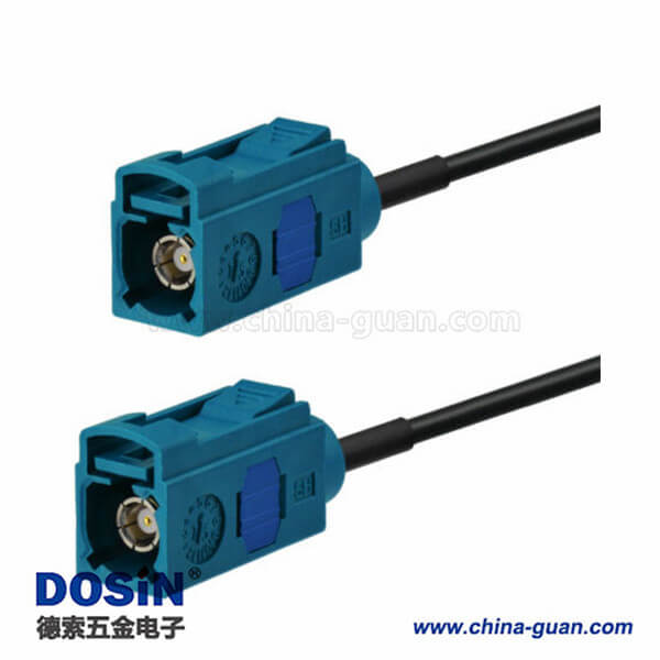 Fakra射频连接器 母头对母头直式通用汽车连接器 1米 Fakra射频连接器 母头对母头直式通用汽车连接器 1米