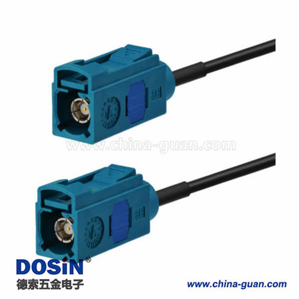 车载Fakra汽车天线Fakra Z母头对母头直式接线5米 车载Fakra汽车天线Fakra Z母头对母头直式接线5米