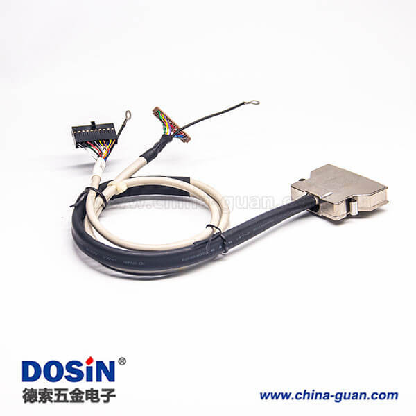 50针SCSI接头HPCN型公转端子线电脑线组装式