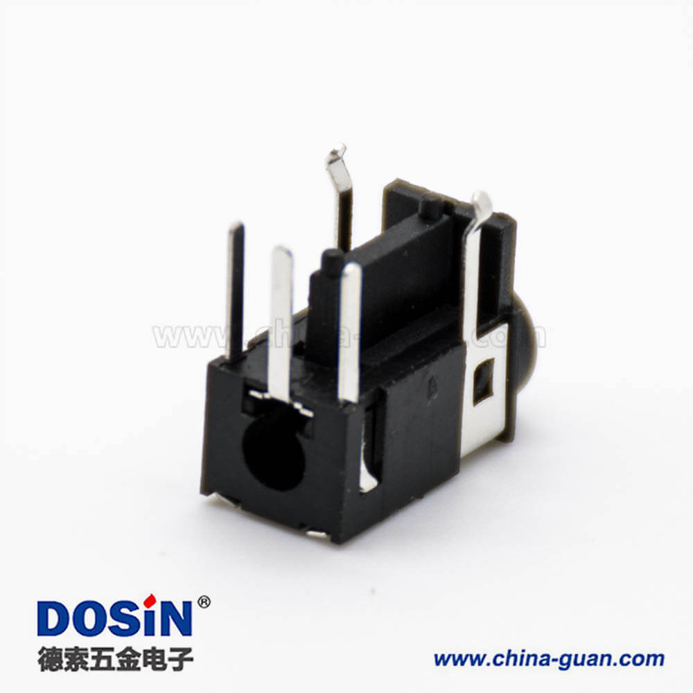 DC耳机插座6*3.6mm不带屏蔽母头弯式插孔贴片焊接电源连接器 DC耳机插座6*3.6mm不带屏蔽母头弯式插孔贴片焊接电源连接器