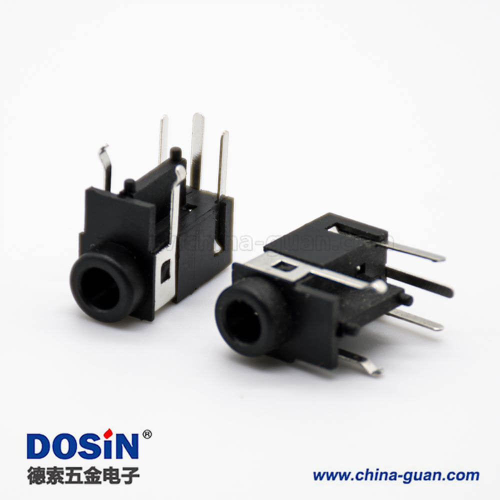 DC耳机插座6*3.6mm不带屏蔽母头弯式插孔贴片焊接电源连接器 DC耳机插座6*3.6mm不带屏蔽母头弯式插孔贴片焊接电源连接器