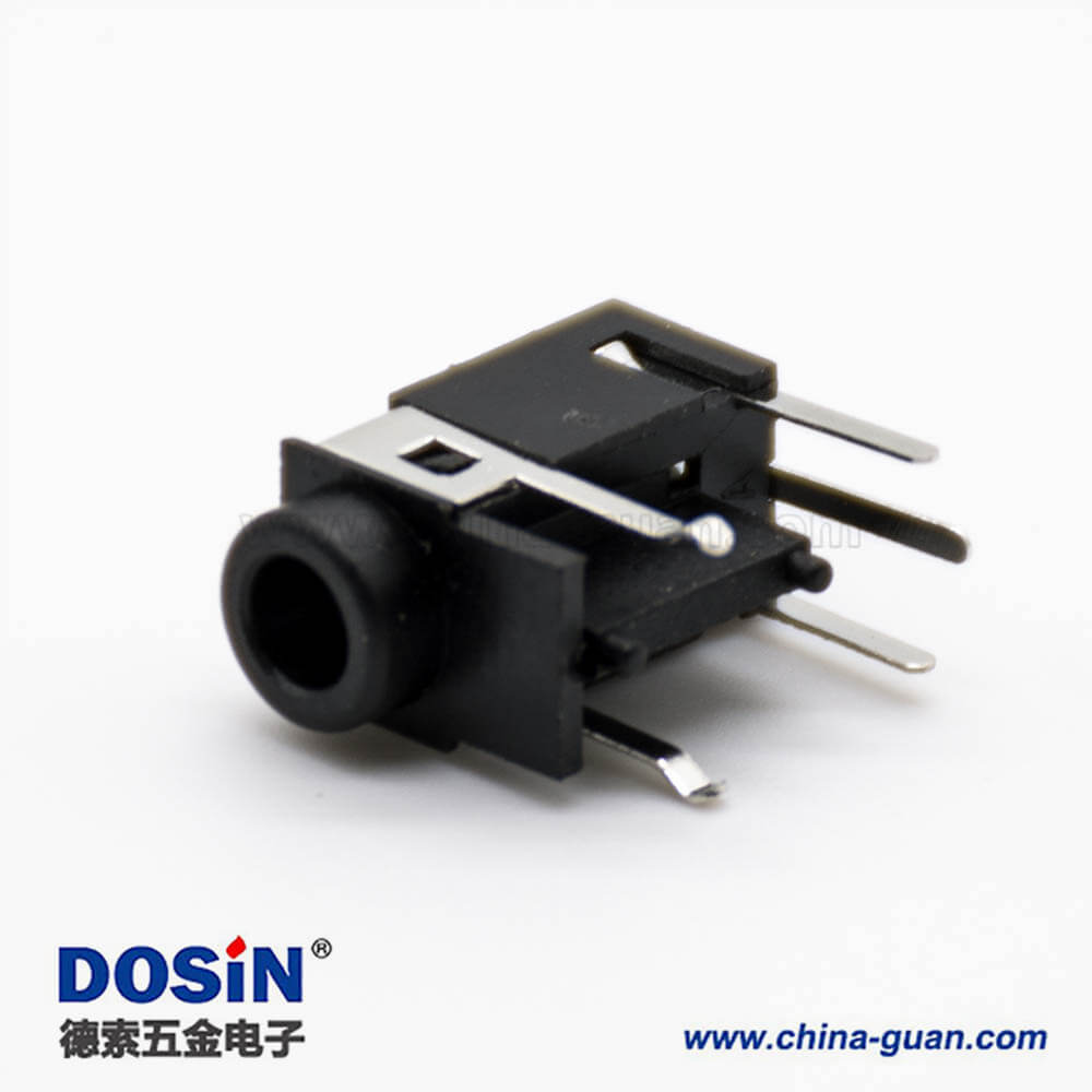 DC耳机插座6*3.6mm不带屏蔽母头弯式插孔贴片焊接电源连接器 DC耳机插座6*3.6mm不带屏蔽母头弯式插孔贴片焊接电源连接器