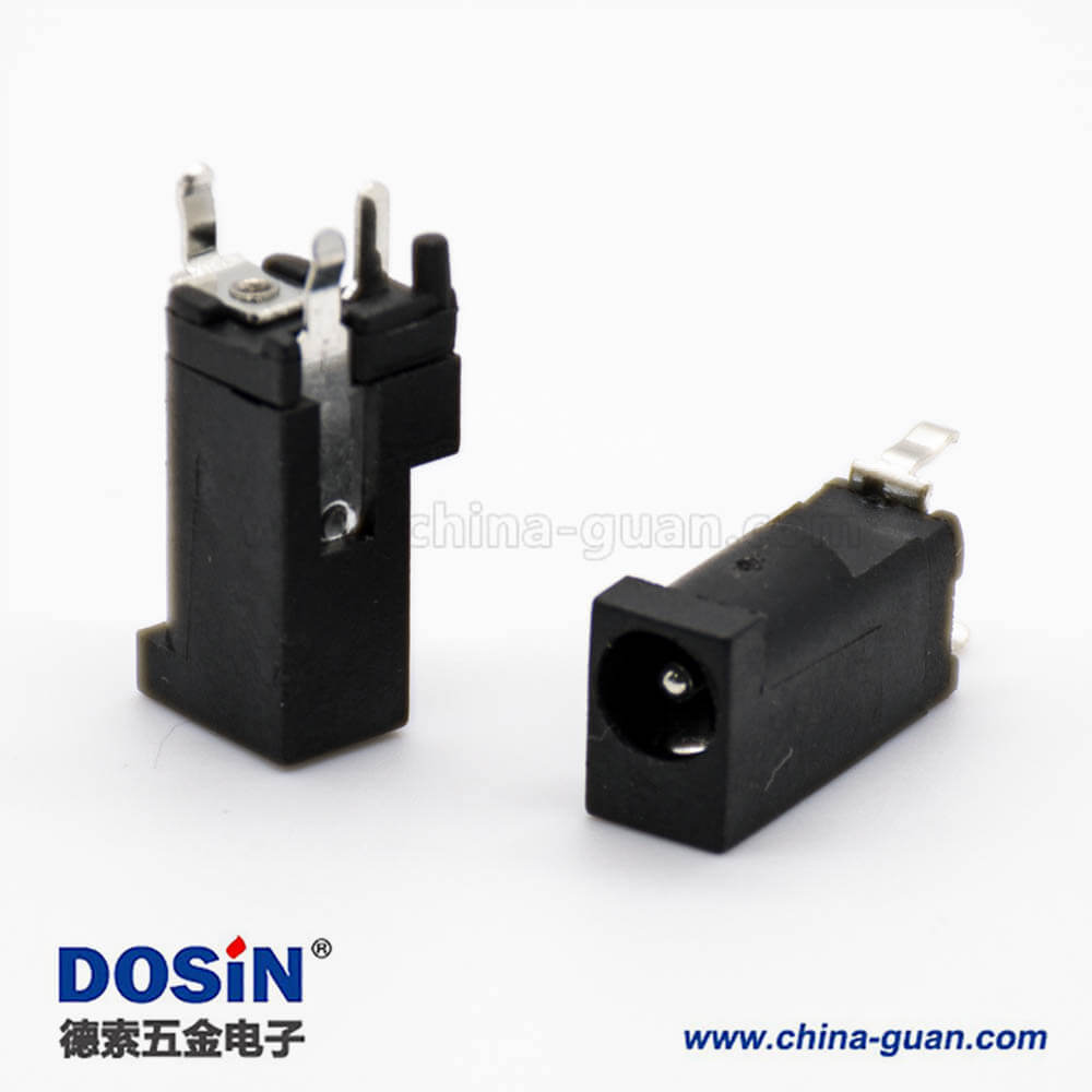 电源连接器不带屏蔽直式贴片焊接插孔公头直式DC插座 电源连接器不带屏蔽直式贴片焊接插孔公头直式DC插座