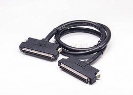 SCSI 接口线HPCN型68芯公转HPCN型68芯SCSI按键式成型注塑线2米