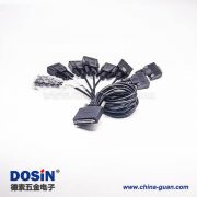 SCSI接口线1米VHDCI68芯公转8HPDB9芯母注塑成型线 SCSI接口线1米VHDCI68芯公转8HPDB9芯母注塑成型线