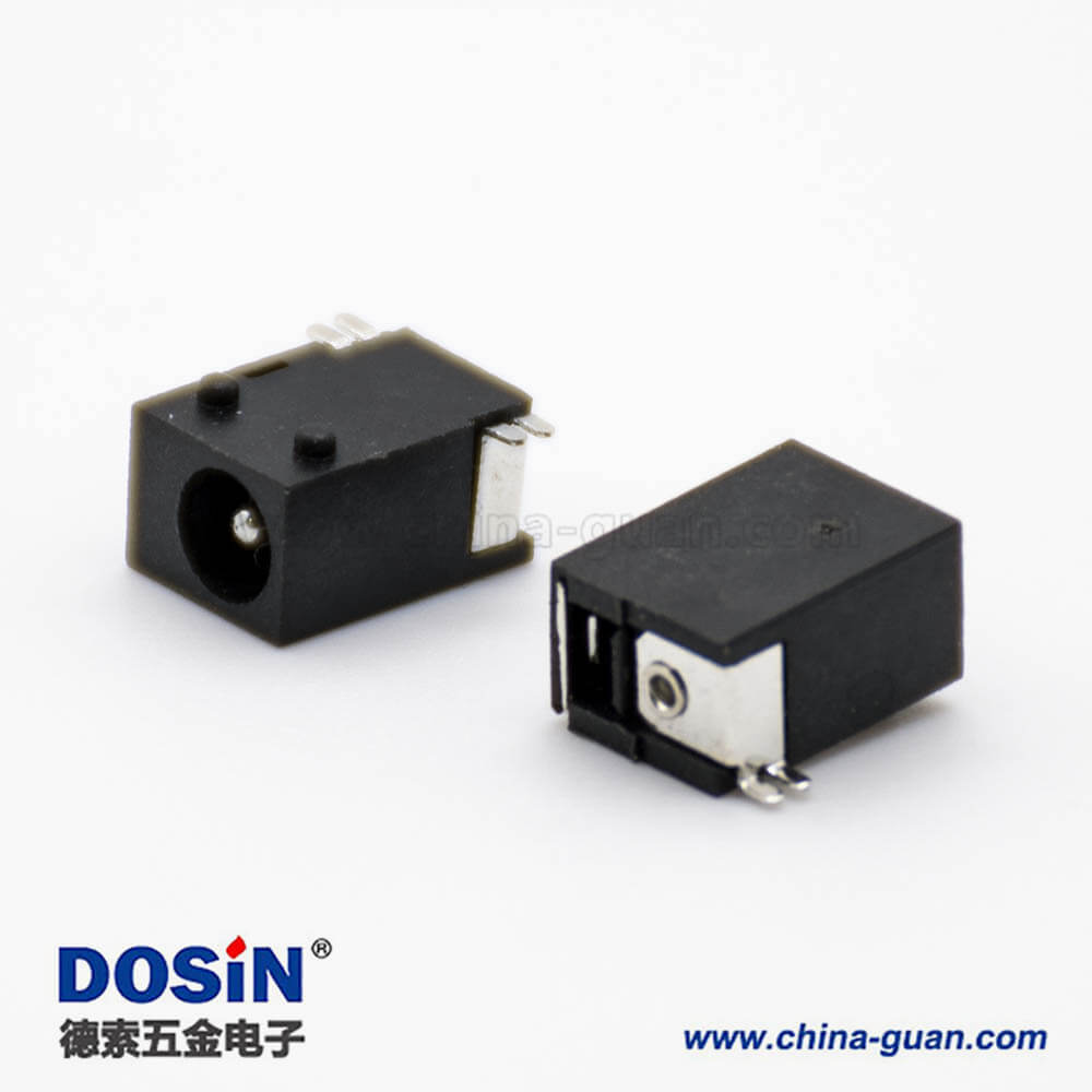 贴片DC电源插座3.5*1.3MM公头不带屏蔽平行贴板贴片焊接连接器 贴片DC电源插座3.5*1.3MM公头不带屏蔽平行贴板贴片焊接连接器