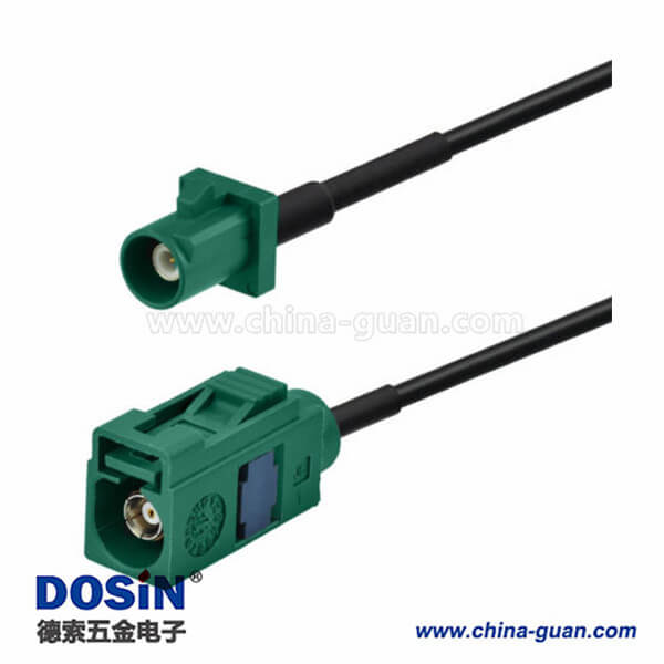 Fakra接头E型直式公转母车载天线延长线5米 Fakra接头E型直式公转母车载天线延长线5米