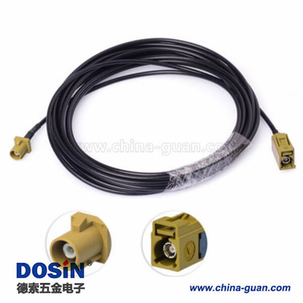 Fakra产品直式连接器Fakra K母对天线接线5m用于汽车Sirius XM Fakra产品直式连接器Fakra K母对天线接线5m用于汽车Sirius XM