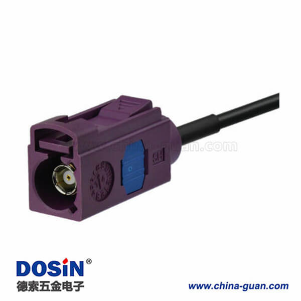 Fakra D型直式母转母车载4G LTE 3G UMTS GSM天线延长线2米 Fakra D型直式母转母车载4G LTE 3G UMTS GSM天线延长线2米