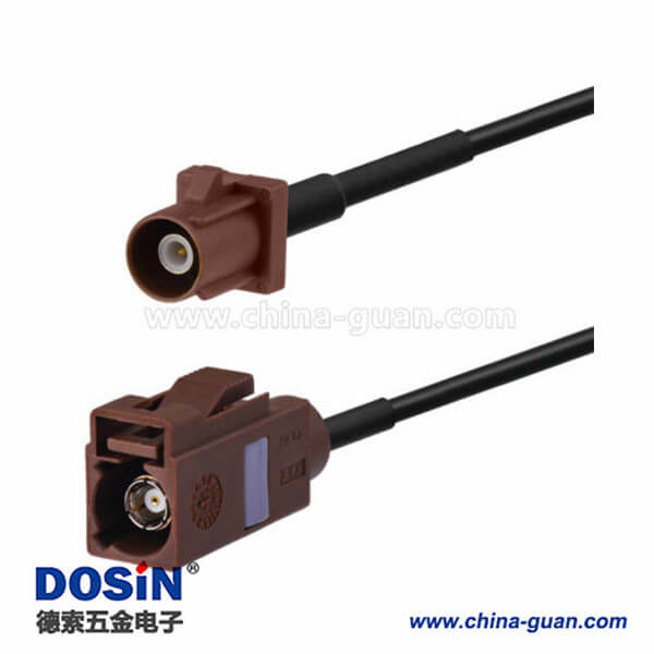 Fakra 连接器F型直式公转母汽车天线延长线5米 Fakra 连接器F型直式公转母汽车天线延长线5米