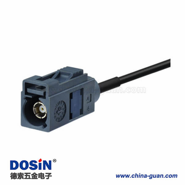 Fakra汽车连接器G型直式母转母天线延长线1米 Fakra汽车连接器G型直式母转母天线延长线1米