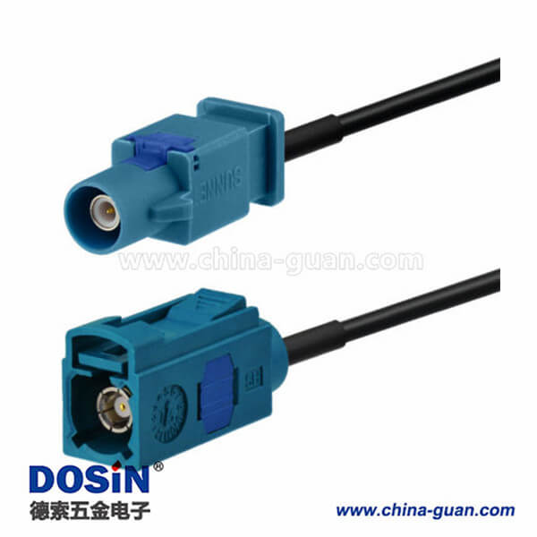 Fakra的连接器 车头GPS Fakra Z母头对公头直式接线50厘米 Fakra的连接器 车头GPS Fakra Z母头对公头直式接线50厘米