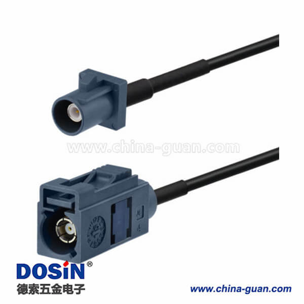 Fakra-G连接器远程天线灰色接线3米用于梅赛德斯宾士汽车 Fakra-G连接器远程天线灰色接线3米用于梅赛德斯宾士汽车