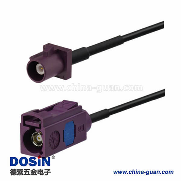 Fakra连接线轿车天线直式接线5米用于梅赛德斯宾士E级C级 Fakra连接线轿车天线直式接线5米用于梅赛德斯宾士E级C级