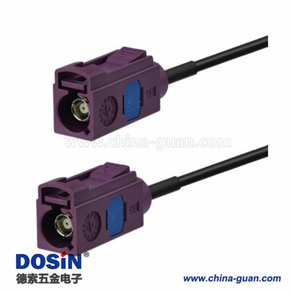 Fakra-D型介面车辆远程资讯处理天线连接器接线5米 4G LTE 3G UMTS GSM Fakra-D型介面车辆远程资讯处理天线连接器接线5米 4G LTE 3G UMTS GSM