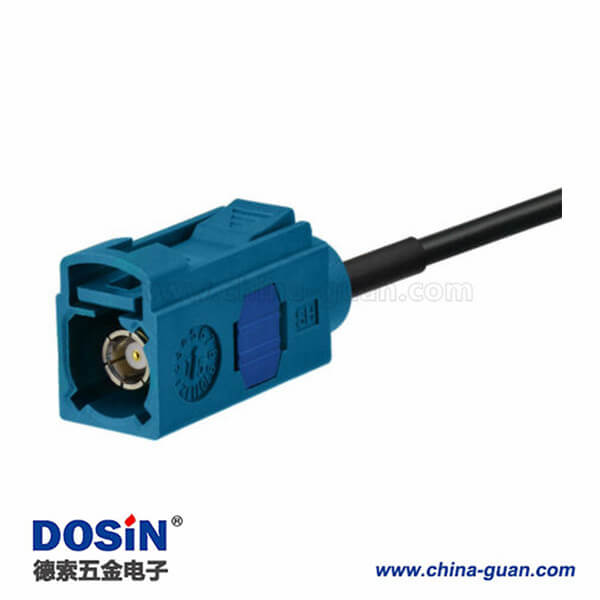 汽车Fakra 通用汽车连接器Fakra Z母头对母头接线2米 汽车Fakra 通用汽车连接器Fakra Z母头对母头接线2米