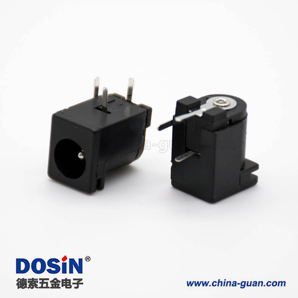 充电器DC电源插座插孔贴片公头焊接弯式不带屏蔽5.5*2.5mm连接器 充电器DC电源插座插孔贴片公头焊接弯式不带屏蔽5.5*2.5mm连接器