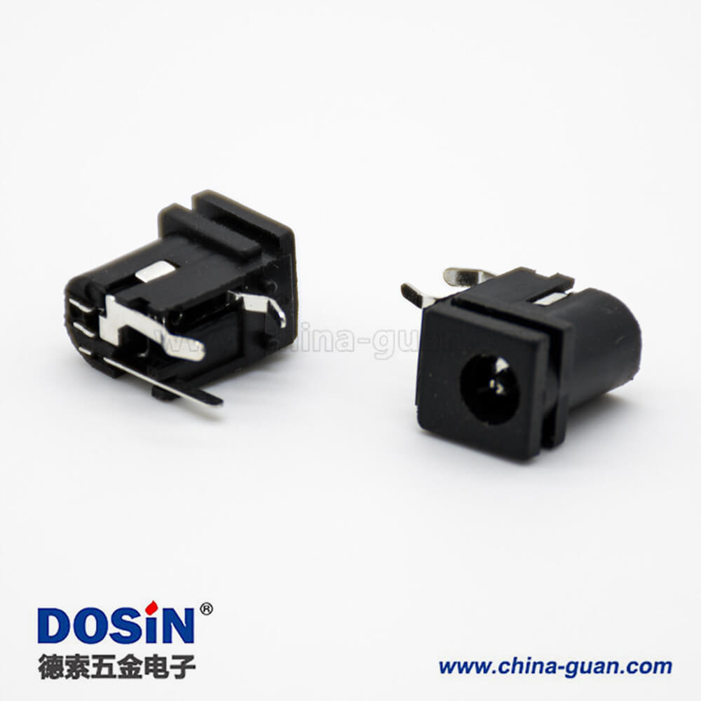 DC插座3脚立式公插孔贴片焊接弯式4.4*1.65不带屏蔽电源连接器 DC插座3脚立式公插孔贴片焊接弯式4.4*1.65不带屏蔽电源连接器