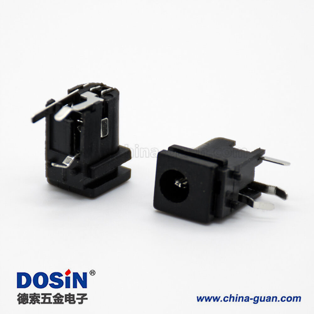 DC插座3脚立式公插孔贴片焊接弯式4.4*1.65不带屏蔽电源连接器 DC插座3脚立式公插孔贴片焊接弯式4.4*1.65不带屏蔽电源连接器