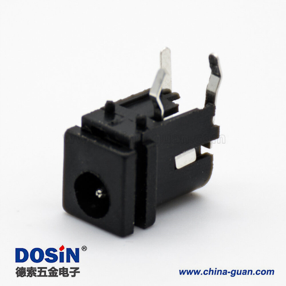 DC插座3脚立式公插孔贴片焊接弯式4.4*1.65不带屏蔽电源连接器 DC插座3脚立式公插孔贴片焊接弯式4.4*1.65不带屏蔽电源连接器