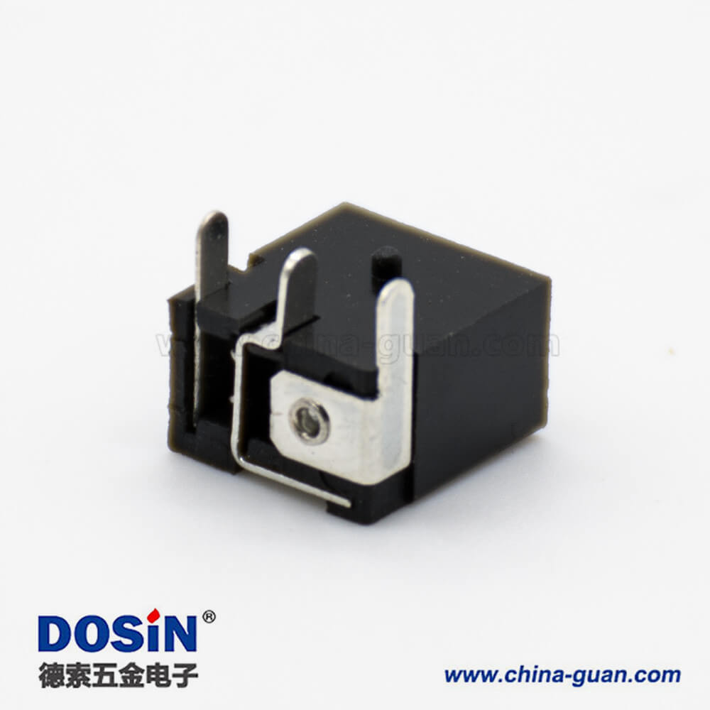 立式DC插座公不带屏蔽插孔贴片焊接3.8*1.5弯式电源连接器 立式DC插座公不带屏蔽插孔贴片焊接3.8*1.5弯式电源连接器